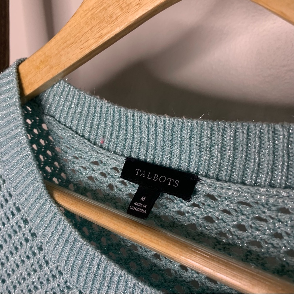 Talbots Stitch Raglan Sweater - Picture 4 of 5